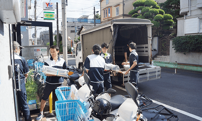 夕刊準備